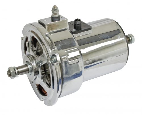 90 AMP ALTERNATOR - CHROME
