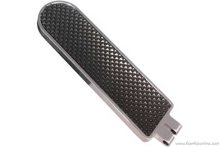 FAST FAB CNC THROTTLE PEDAL, BLACK, BEETLE & GHIA 66-UP