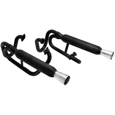 DUAL CANNON EXHAUST FITS 1200-1600cc DUAL CARBS
