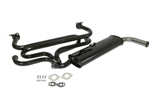 SINGLE QUIET EXHAUST SYSTEM TYPE 2 63-71, 1300-1600cc.