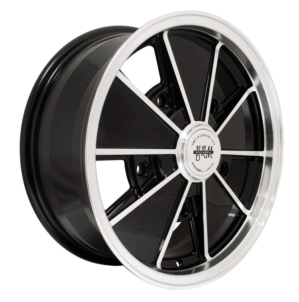 BRM 5 X 205 HIGH GLOSS BLACK 17" X 7"