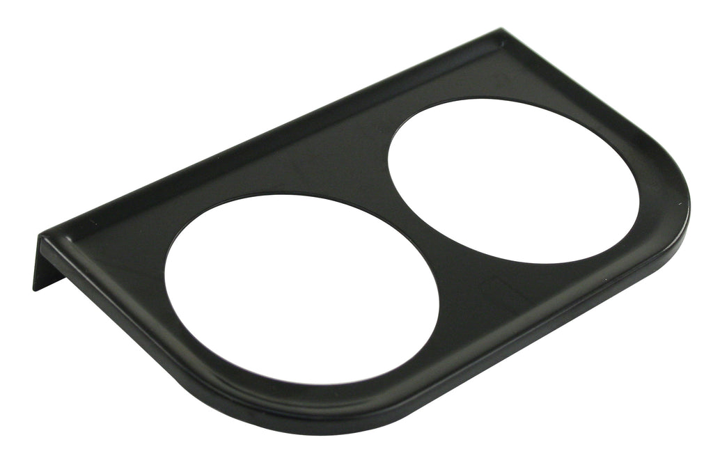 GAUGE READY PANEL 2 HOLE, BLACK
