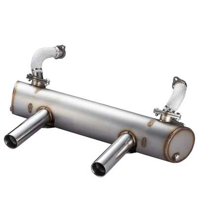 BEETLE, KARMAN GHIA STAINLESS STEEL SUPER FLOW MUFFLER