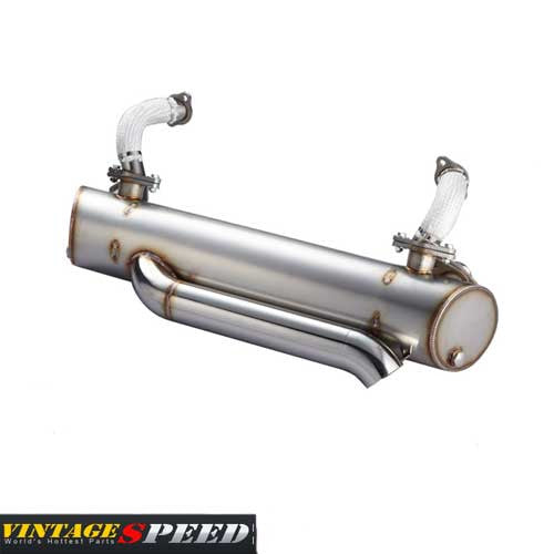 BUS HIDDEN TAIL PIPE STAINLESS STEEL SPORT MUFFLER