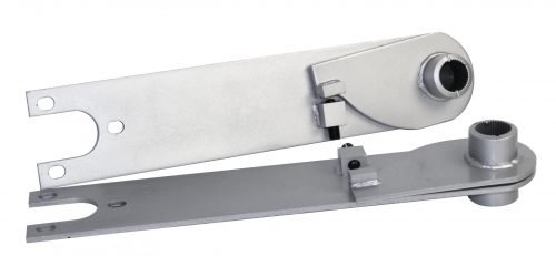 ADJUSTABLE SPRING PLATES SWING AXLE - 21 3/4"