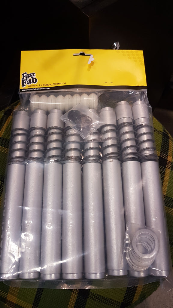 FAST FAB PUSH ROD TUBE SET - SILVER - TYPE 1 ENGINES