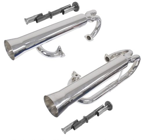 CERAMIC DUAL CANNON EXHAUST FITS 1200-1600cc