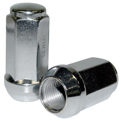 CHROME LUG NUTS M14 x 1.5mm. 1 3/4 thread