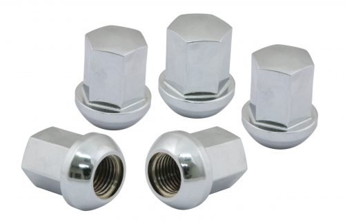 ALUMINUM ALLOY LUG CHROME NUTS M14-1.5 x 1 1/4 long thread