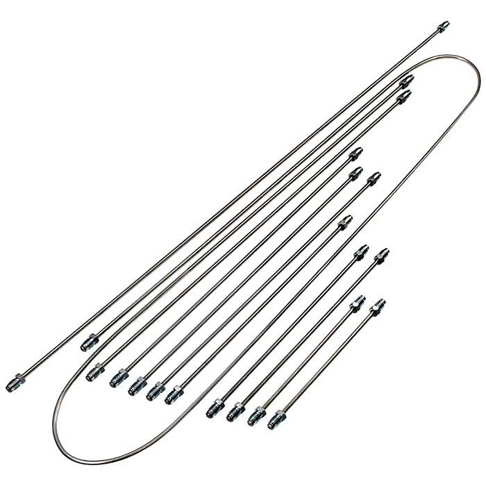 BRAKE LINE KIT SUPER BEETLE 71 TO 79 - 9 PC