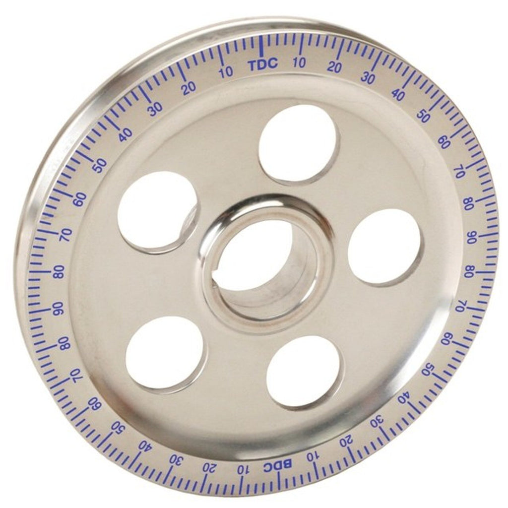 ALUMINUM DEGREE ENGINE PULLEY - BLUE