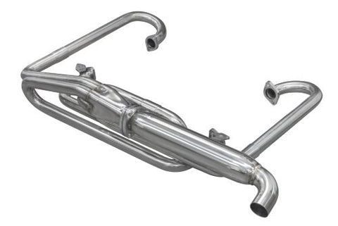 CLASSIC DUNE BUGGY EXHAUST - BRUSHED STAINLESS STEEL