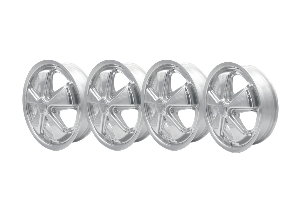 911 ALLOY - 17" WHEEL SET POLISHED 5X130