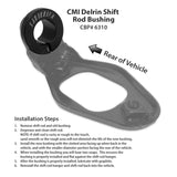 DELRIN SHIFT ROD BUSHING - BEETLE 1960-79, BUS 1955-66, GHIA, THING AND TYPE 3