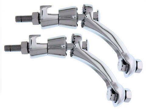 FOG, RALLY OR REVERSE LIGHT BRACKET,  SET OF 2, BUG 1955-67, GHIA 1956-71, BUS 1955-71, TYPE 3 1961-73 (Able to clamp up to 2 1/4" tall bumper brackets and as thick as 1/4"