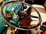 VADER BLACK STEERING WHEEL - SPLITTY BUS