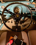 VADER BLACK STEERING WHEEL - SPLITTY BUS