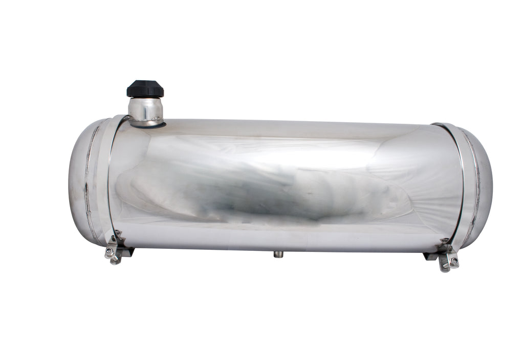 POLISHED STAINLESS STEEL GAS TANK KIT 8" x 30"