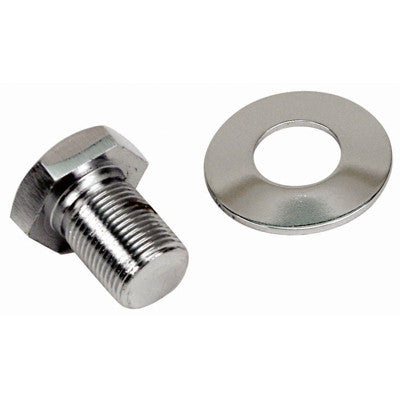 CHROME PULLEY BOLT AND WASHER