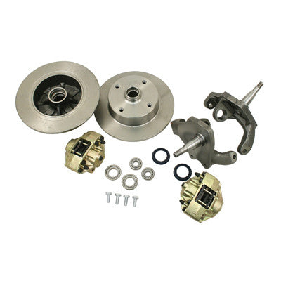 FRONT DISC BRAKE KIT w/ 2 1/2 DROPPED SPINDLES BALL JOINT