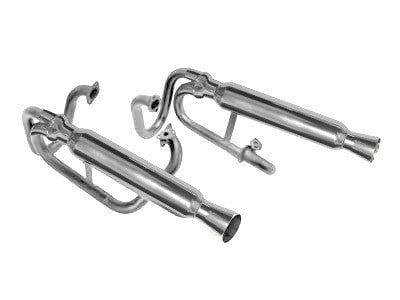 DUAL CANNON EXHAUST FITS 1200-1600cc DUAL CARBS CERAMIC COATED