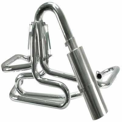 OFF ROAD COMPETITION EXHAUST WITH STAINLESS STEEL MUFFLER FITS 1300-1600cc TYPE 1