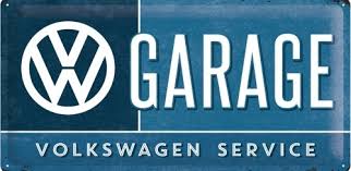 VW GARAGE SERVICE SIGN