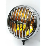 AMBER SPOT LIGHT WITH 356 GRILL - 6"