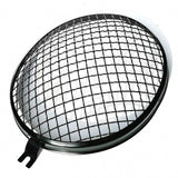 VINTAGE STYLE MESH HEADLIGHT GRILLS - BLACK