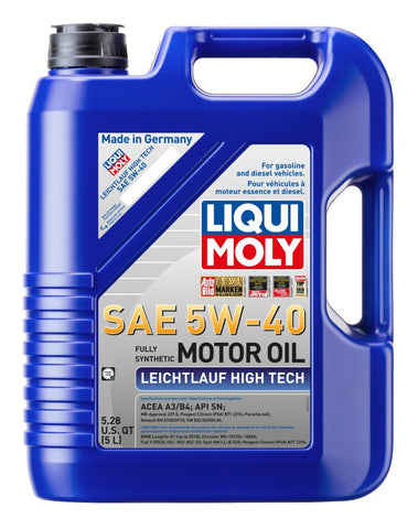 LIQUI MOLY 5W/40 LEICHTLAUF HIGH TECH ENGINE OIL