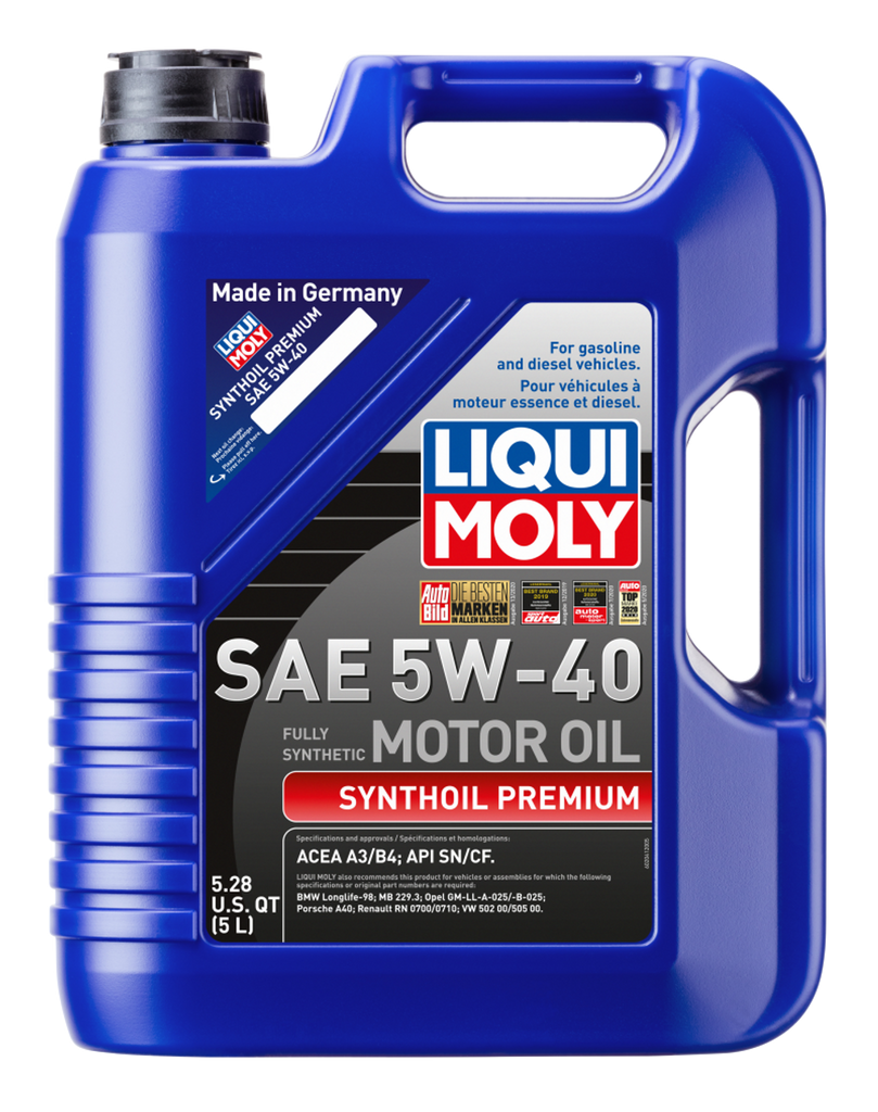LIQUI MOLY 5W/40 SYNTHOIL ENGINE OIL – AVR Import Specialties